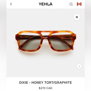 Vehla Dixie honey sunglasses.
